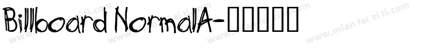 Billboard NormalA字体转换